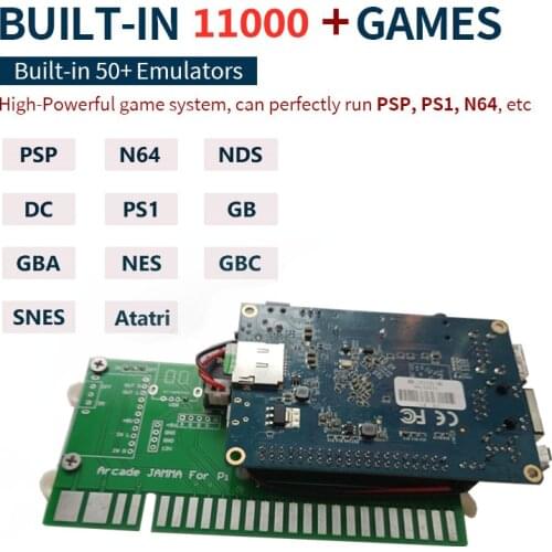 11000 in 1 Arcade multi game PCB RUN 27 3D GAMES jamma Arcade cabinet WITH VGA out Support save game Arcade Machine Cabinet