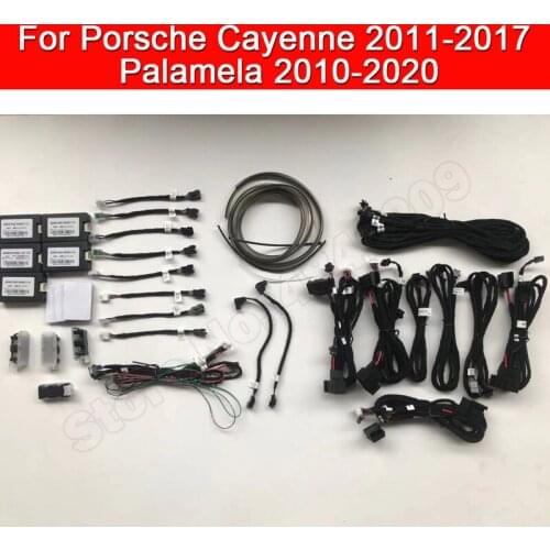 Auto LED 64-color For Porsche Cayenne 2011-2017 Palamela 2010-2020 Ambient Light Set illuminated Door Lamp Atmosphere Decorative