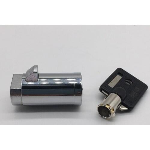 RAYLOCK 10 Pieces Same Key Combination 90 Degrees Rotated Cylinderical Vending Machine Replaced Plunger lock