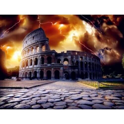 Colosseum 5D DIY Diamond Painting Full Square /Round Mosaic Diamond Embroidery Pictures Of Rhinestones home decoration TY889