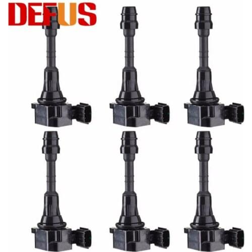 DEFUS 6X 22448-8J115 Ignition Coils For Nissan Altima Maxima 3.5L 4.0L V6 Infiniti 2002-2008 224488J115 22448 8J115 NEW Arrival
