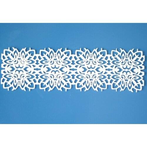 L3 snowflake shape baking tools kitchen accessories decorations for cakes Fondant silicone cake lace mat sugar lace mould