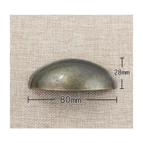 Light alloy handle antique shell cabinet drawer cabinet handle