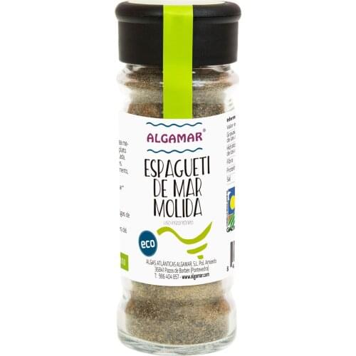 Ground spaghetti Alga, in glass jar spice 70 g BIO
