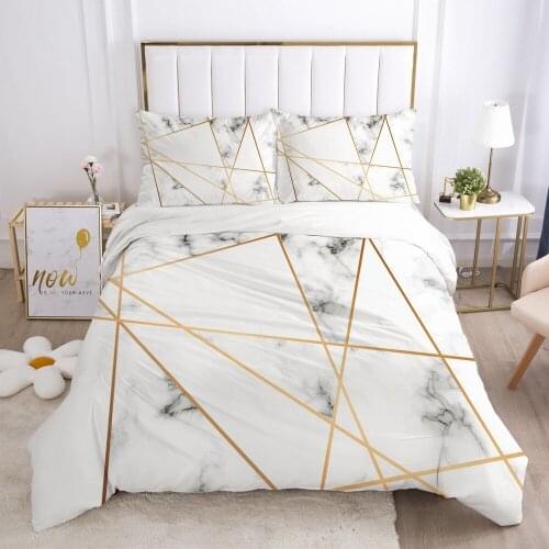 3D Marbling Design Bedding Sets Duvet Cover Sets Bedding Bag Pillow Shams 180*220 200*225 228*228265*230 Custom Bedding Sets