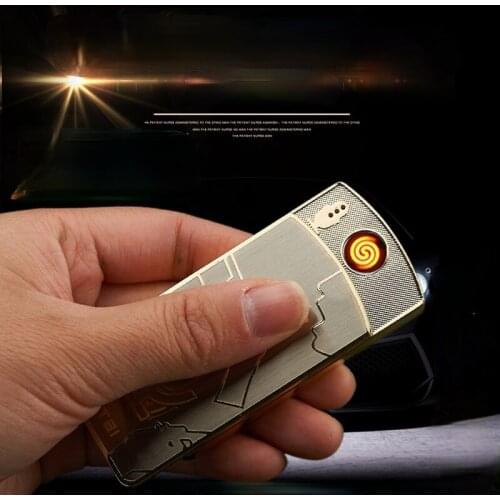 Heating Wire Lighter Creative Charging USB Cigarette Lighter Smart Induction Ignition Smoking Accessories for Weed men gifts