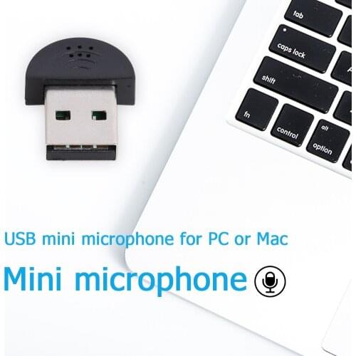 Portable USB Microphone MIC Audio Adapter Direct Connect for PC Computer Mac Condenser Recording Microfone Ultra-wide