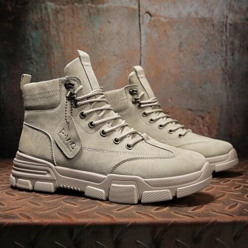 Luxury Microfiber Nubuck Trekking Army Boots Climbing Outdoor Work Safety Boots Welt Stitching Winter Ankle Hiking Military Boot