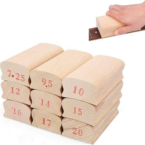 Guitar Radius Sanding Block 7.25\"-20\" Radius Fingerboard Fret Leveling Tool Guitar Bass Fret Leveling Fingerboard Luthier Tool