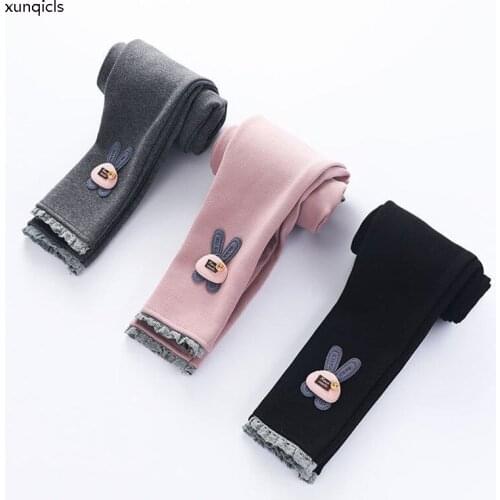 2020 Girls Warm Pants Children Legging Trousers Baby Outwear Clothes Winter Pants for Kids Girl Casual Pant