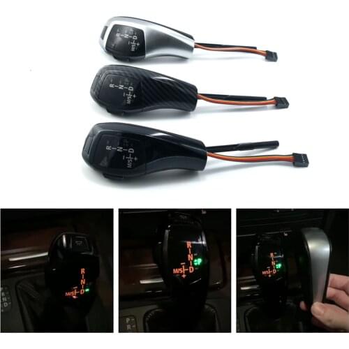 LED Gear Shift Knob Shifter Lever For BMW 1 3 5 6 Series E90 E60 E46 2D 4D E39 E53 E92 E87 E93 E83 X3 E89 Automatic Accessories