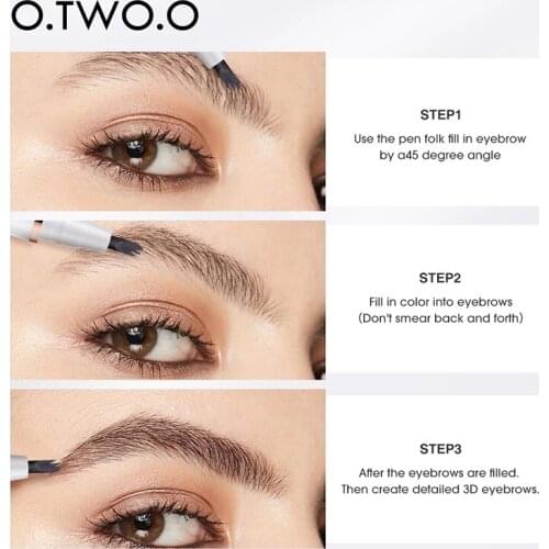 3-fork Tip Waterproof Eyebrow Pencil Cosmetics Long Lasting Natural Makeup For Women Girl Makeup Maquillaje
