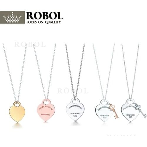 2021 1: 1 TTFF 925 colar de prata esterlina, com um pequeno modelo de design original para mulheres, artesanato requintado