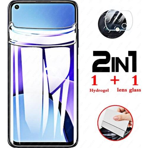 2 in 1 screen protector for xiaomi redmi note 9T hydrogel film redmy red mi redme note9t note 9 t protective film camera Glass