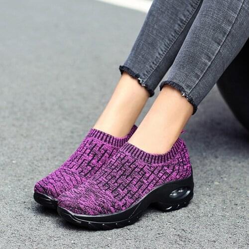 Tenis Mujer Women Tennis Shoes 2020 Newest Female Sneakers Gym Sport Shoe Stability Air Cushion Thick Sole Cushioning Trainers