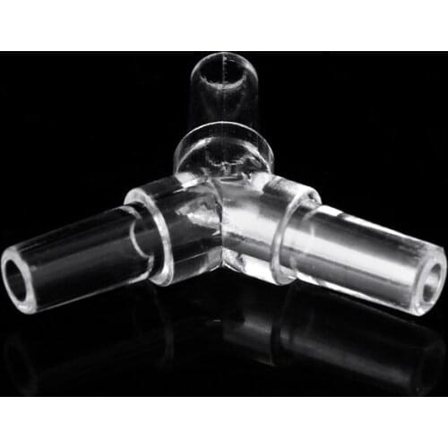 1pc New Air Y-Joint Inline Plastic Aquarium Fish Tank Tubing Pipe Clear