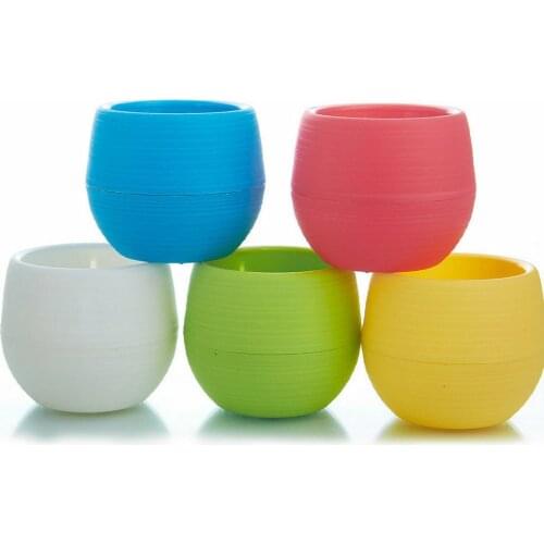 10*Mini Plant Flower Pots Automatic Water Absorbing For Tree Planting And Decoration Colorful And Cute