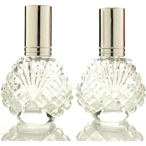 15ml Reusable Perfume Atomizer Liquid Dispenser Fine Mist Spray Glass Bottle Perfume Dispensing Bottle With Pressing Nozzle