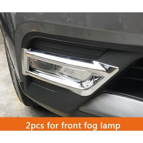 2pc for NISSAN KICKS 2017 Front fog lamp shade Rear fog lamp decorative frame