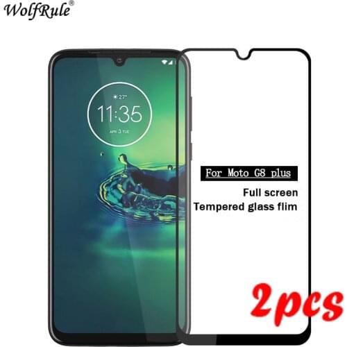 2PCS Tempered Glass For Motorola Moto G8 Plus Glass 9H HD Glass for Motorola G8 Plus Screen Protector For Motorola G8 Plus Glass