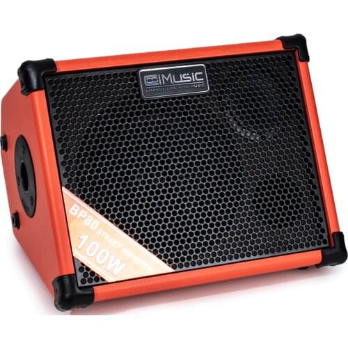 Coolmusic Acoustic Electric Bass Guitar Practice Amplifier Sax Keyboard AMP Speaker Bluetooth Rechargeable Chorus Reverb Effects