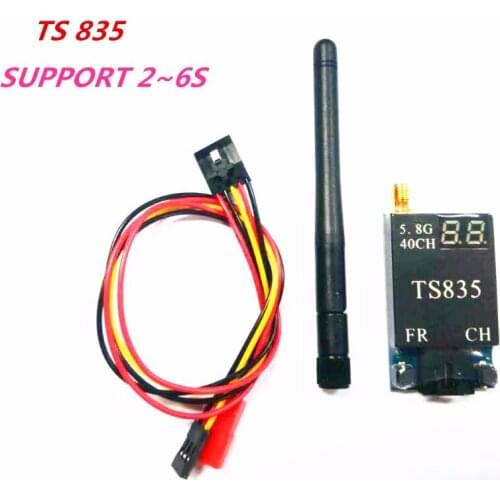 TS835 FPV 5.8G 600MW 40CH (2-6S) Wireless Video AV Transmitter Flight Controller Free Shipping