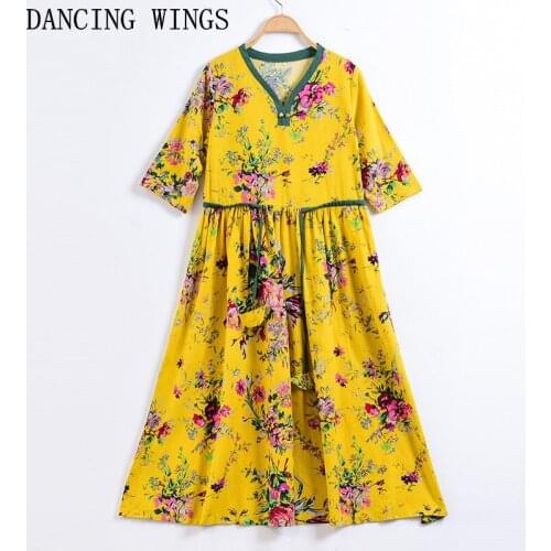DANCING WINGS Summer Cotton Dresses