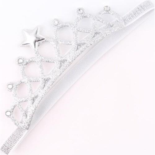 Baby kids Girls Princess Crown Headwear Headband Bow Infant Baby Kids Birthday Accessories one pieces