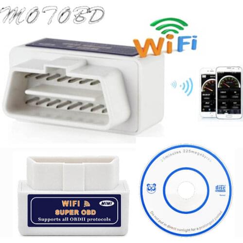For Android/IOS ELM327 V1.5 WIFI OBD2 Scanner ELM 327 V 1 5 wifi OBD 2 OBD2 Car Auto Diagnostic Tool ODB2 OBDII Code Reader