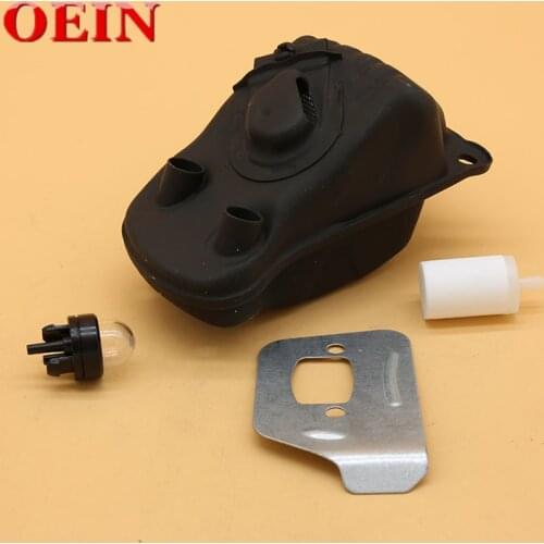 Muffler Deflector Plate Primer Bulb Fuel Filter Kit For Husqvarna 545 550XP Garden Chainsaw Parts