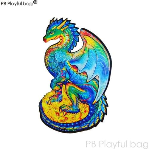 Toy building blocks pterosaur shaped wooden puzzles irregular childrens gifts adult diy ornaments DIY assembly yd19