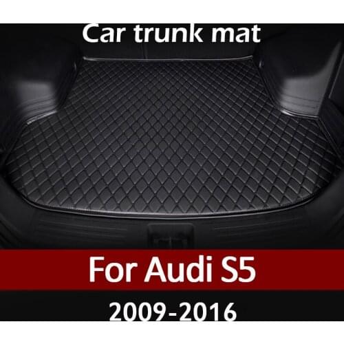 MIDOON Car trunk mat for Audi S5 sedan 2009 2010 2011 2012 2013 2014 2015 2016 cargo liner carpet interior accessories cover