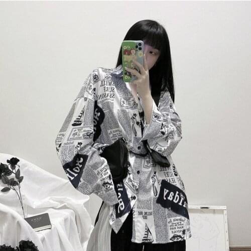 HOT Spring Large womens wear Korean version Blouse women Shirts for women Tops Women clothing Blouses Loose All-match Fashion