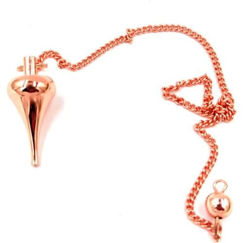Pendulum cone metal pendant charm pendulum for divination spiritual design reiki symbols charms jewelry for Pendant for crafts
