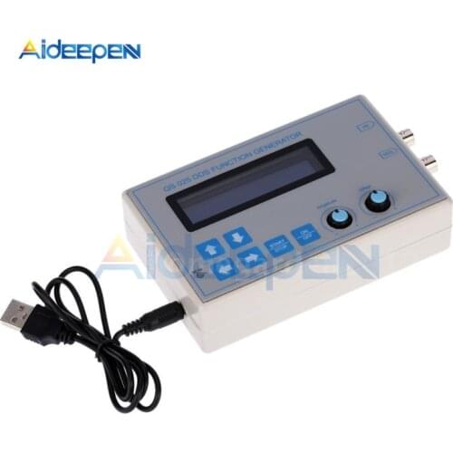 1HZ-65534HZ Signal Generator Module DC 9V 1602 LCD Display Digital DDS Function Sine + Triangle + Square Wave + USB Cable