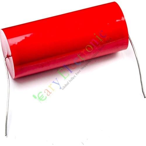 Wholesale and retail 5pc MKP 400V 25uf long copper leads Axial Electrolytic Capacitor audio amp part free shipping