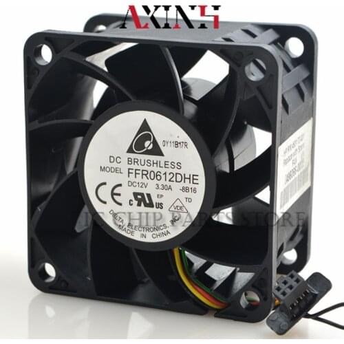 Original FFR0612DHE Computer Blower Cooling Axial Fan FFR0612DHE-8B16 DC 12V 3.3A 6038 60*60*38mm IN STOCK