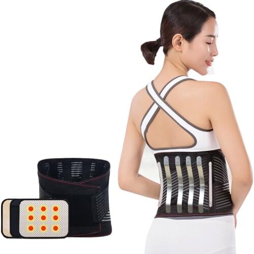 Steel Plate Waist Support Belt Lower Back Support Belt Men Women Spine Lumbar Support Corset Orthopedic Back Support Brace