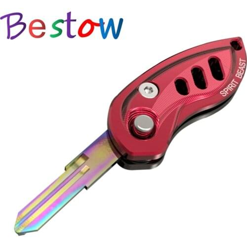 Spirit Beast L23 Universal MotorcycleFolding Key/Key Cover Creative Conversion Accessories for Benelli Yamaha Honda-CB190 NK150