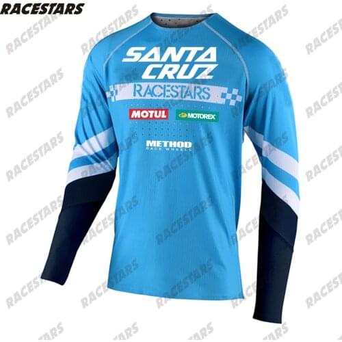 SANTA CRUZ Enduro Bike Motocross BMX Racing Jersey Downhill Mountain DH Long Sleeve Cycling Clothing MX MTB ATV Maillot Ciclismo