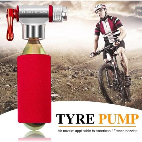 Mini Bicycle Pump Portable Durable Aluminum MTB CO2 Inflator for Basketball Football Cycling Equipment Accessories
