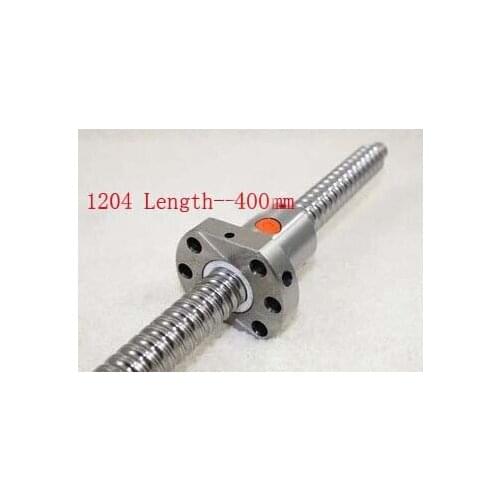 Acme Screws Diameter 12 mm Ballscrew SFU1204 Pitch 4 mm Length 400 mm with Ball nut CNC 3D Printer Parts