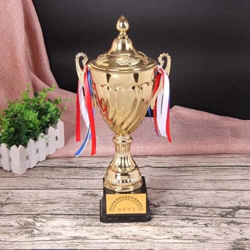 High quality custom gold medals trophy cheap trophy hot sales metal medals trophies can add LOGO