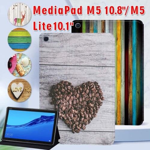 High Quality Tablet Case for Huawei MediaPad T5 10 10.1" / MediaPad M5 10.8" Cover + Free Stylus