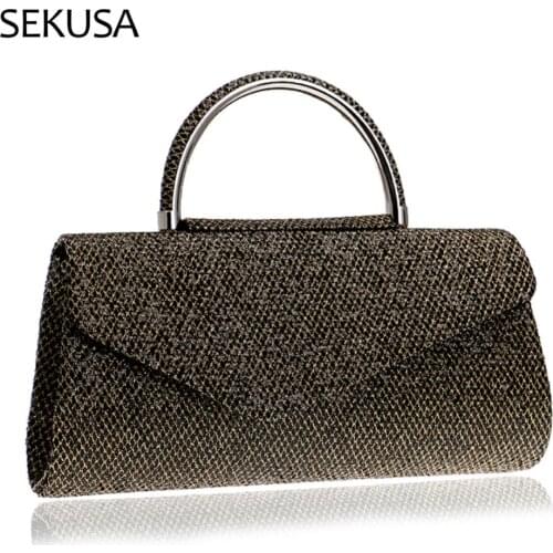 Sequined Women Evening Bags Chain Shoulder Handbags Fashion Lady Wedding Party Clutch Bags 2020 Luxury Bag