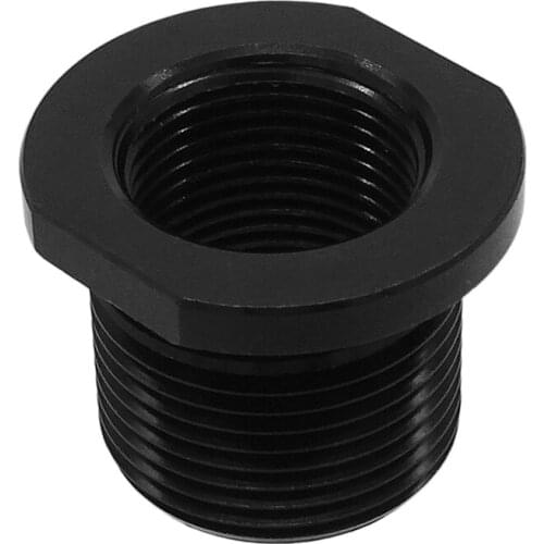 1pc Barrel Thread Adapter Fuel Filter 5.56 To.308 1/2"x 28 TPI ID To 5/8"x 24 TPI OD Oxide Finish 0.819'' OD 0.755'' Fuel Filter