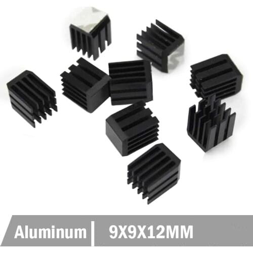 10000PCS Gdstime 9x9x12mm Black Aluminum Heatsink Cooling Chipset Heat Sink RAM Radiator Heatsink Cooler