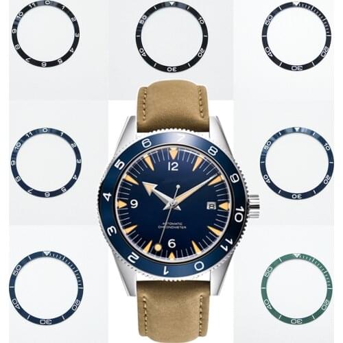 39mm Watch Ring ceramics Bezel Insert Ring for SUB GMT Watch Case Watch Accessories Inner diameter 33.1mm