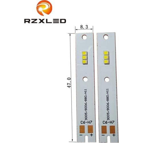 4pcs/lot LED 2016 SMD 15W Automotive Light Board Size 47*8.3MM