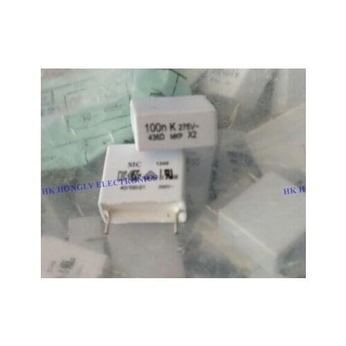 20PCS 100n K 275V 436D MKP X2 0.1UF 100NF 104K P=10mm FILM CAPACITOR